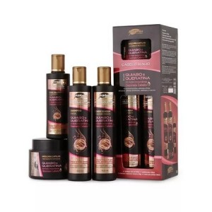 KIT QUIABO QUERATINA 1400ML ALQUIMIA